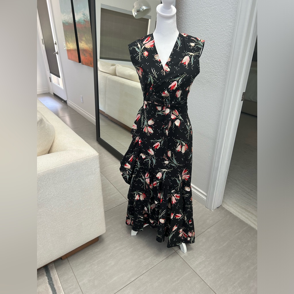 Rebecca Taylor Cotton Wrap Dress Size 4